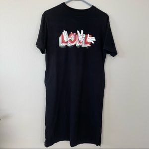 Uniqlo X Disney Minnie Collab T-Shirt Dress